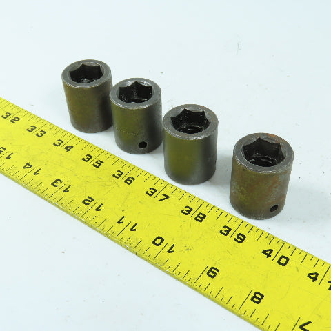 Apex 20mm 6-Point Surface Drive Impact Socket 1/2" Square Drive Lot Of 4