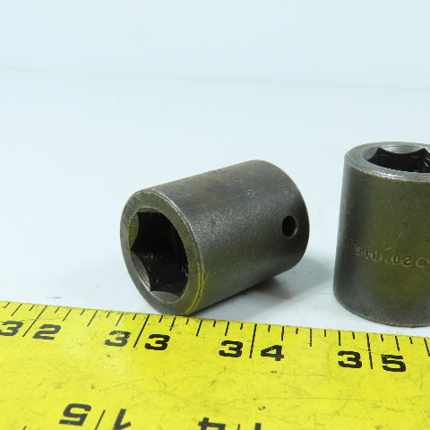 Apex 20mm 6-Point Surface Drive Impact Socket 1/2" Square Drive Lot Of 4