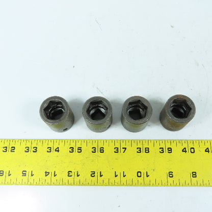 Apex 20mm 6-Point Surface Drive Impact Socket 1/2" Square Drive Lot Of 4