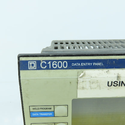 Telemecanique W181491349 C1600 Data Entry Panel Welding VFD OP Panel