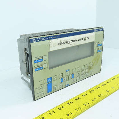 Telemecanique W181491349 C1600 Data Entry Panel Welding VFD OP Panel