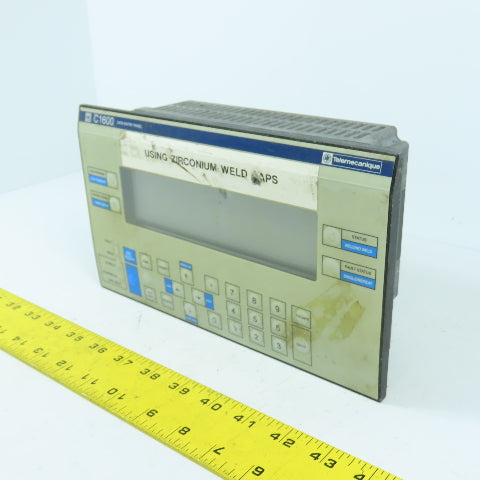 Telemecanique W181491349 C1600 Data Entry Panel Welding VFD OP Panel