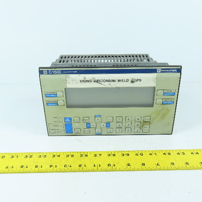 Telemecanique W181491349 C1600 Data Entry Panel Welding VFD OP Panel