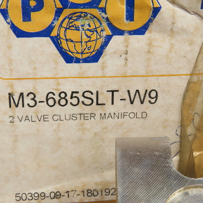 PGI International M3-685SLT-W9 2 Valve Cluster Manifold 1500PSI @ 200°F