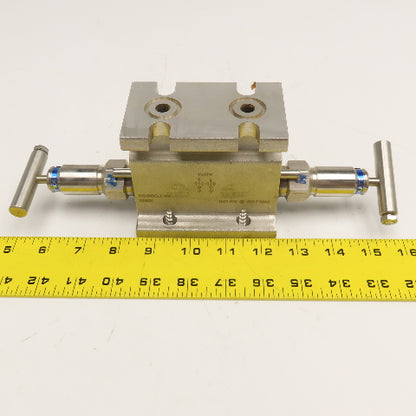 PGI International M3-685SLT-W9 2 Valve Cluster Manifold 1500PSI @ 200°F