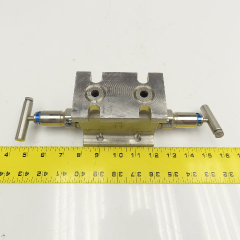PGI International M3-685SLT-W9 2 Valve Cluster Manifold 1500PSI @ 200°F