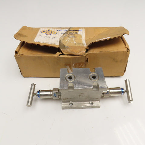 PGI International M3-685SLT-W9 2 Valve Cluster Manifold 1500PSI @ 200°F