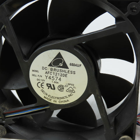 Delta AFC1212DE Y4574 12V DC Brushless Computer Cabinet Cooling Fan 1.60A Lot/2