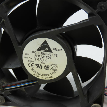 Delta AFC1212DE Y4574 12V DC Brushless Computer Cabinet Cooling Fan 1.60A Lot/2