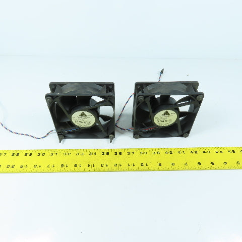 Delta AFC1212DE Y4574 12V DC Brushless Computer Cabinet Cooling Fan 1.60A Lot/2