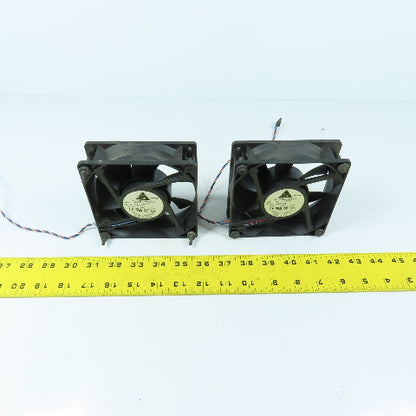 Delta AFC1212DE Y4574 12V DC Brushless Computer Cabinet Cooling Fan 1.60A Lot/2