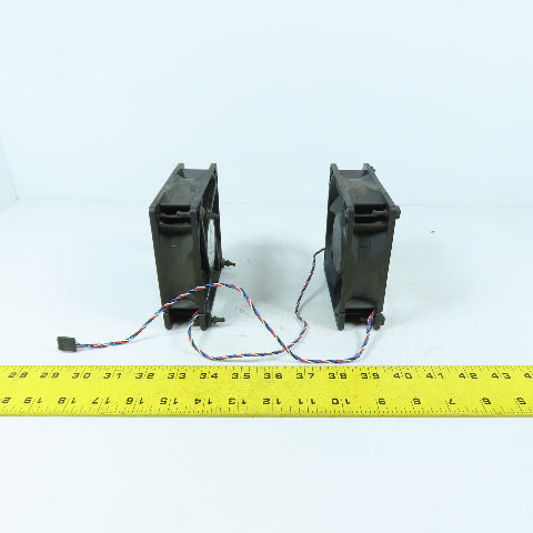 Delta AFC1212DE Y4574 12V DC Brushless Computer Cabinet Cooling Fan 1.60A Lot/2