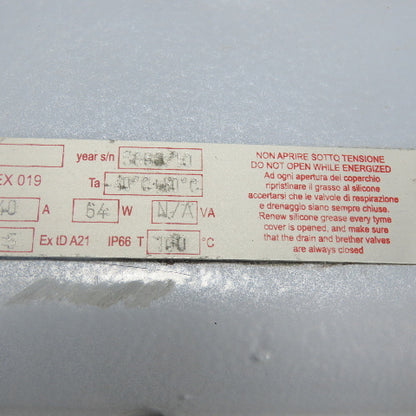 Feam EJB51 Hazardous Explosion Proof Enclosure 19.5" x 12" x 8" Inside