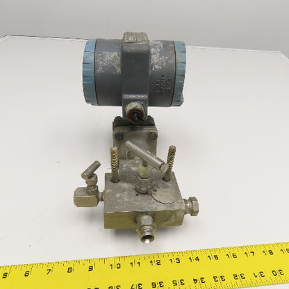 Foxboro 821GM-DS1NH2 Intelligent Transmitter W/ Manifold MP1VIS4 12.5-42VDC