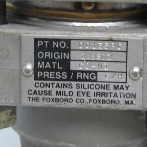Foxboro 821GM-DS1NH2 Intelligent Transmitter W/ Manifold MP1VIS4 12.5-42VDC