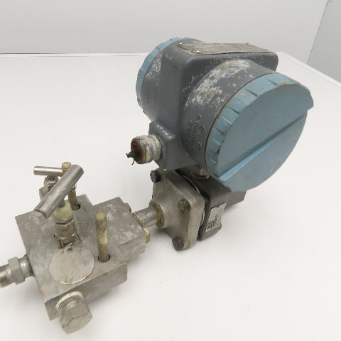 Foxboro 821GM-DS1NH2 Intelligent Transmitter W/ Manifold MP1VIS4 12.5-42VDC
