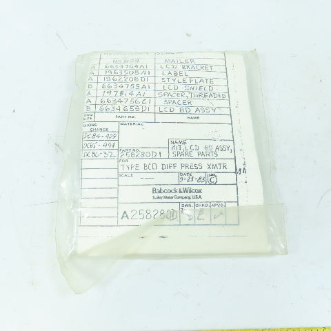 A258280D LCD BD Kit Assembly