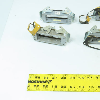 T&B Thomas & Betts PB116 Panel Mount Base 16Pl Socket W/End Locking Lever Lot/6