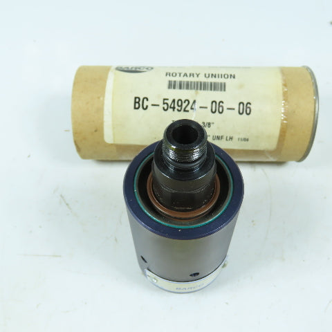Barco BC-54924-06-06 Rotary Union Type SFL 3/8" / 5/8"-18 UNF LH New