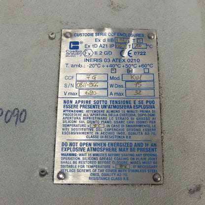 Coelbo KV1 CCF 7G Zone 1 & 21 1400x500x200mm Hazardous Loc Aluminum Enclosure