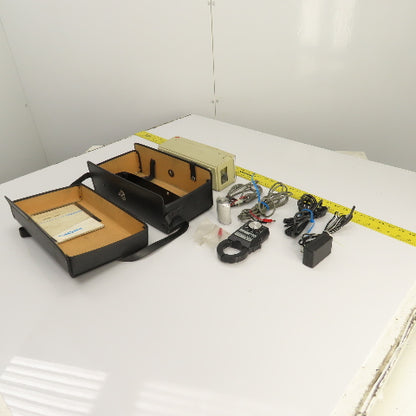 Hioki 8202-4 Micro Hi Corder Kit W/ 9008 Clamp-On Probe & Power Supply