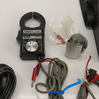 Hioki 8202-4 Micro Hi Corder Kit W/ 9008 Clamp-On Probe & Power Supply