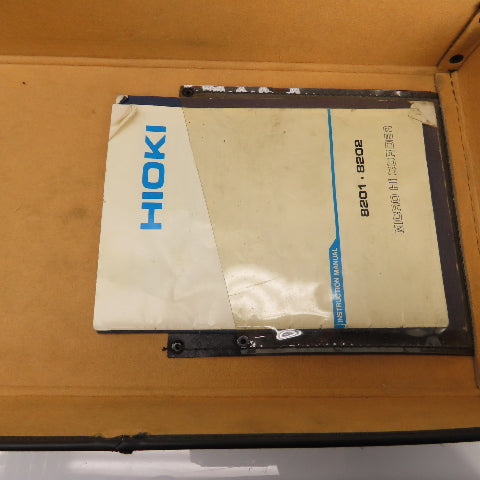 Hioki 8202-4 Micro Hi Corder Kit W/ 9008 Clamp-On Probe & Power Supply