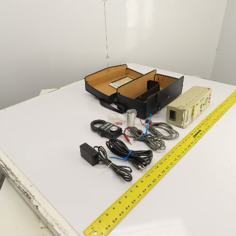 Hioki 8202-4 Micro Hi Corder Kit W/ 9008 Clamp-On Probe & Power Supply
