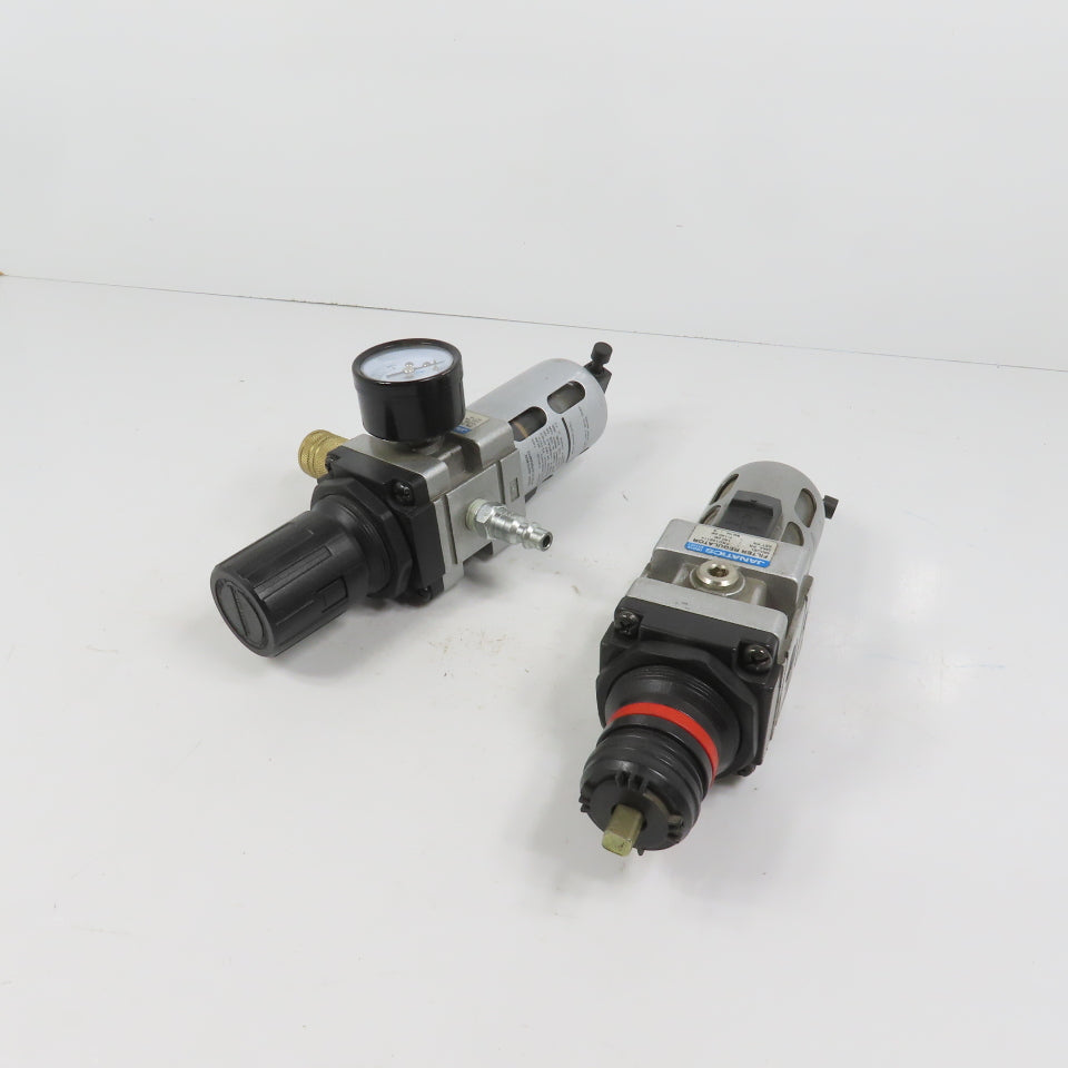 Janatics FRC149114 Filter Regulator 7-140PSI Max 1/4" Lot Of 2