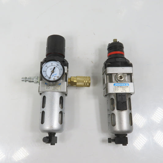Janatics FRC149114 Filter Regulator 7-140PSI Max 1/4" Lot Of 2