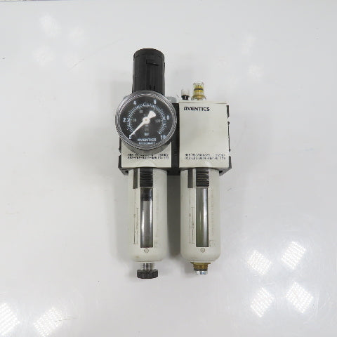 Aventics R412006175 R412006225 Compressed Air Filter Regulator Lubricator 1/4"