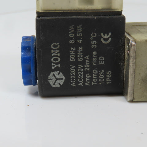 AVS MS2120KL Pneumatic Solenoid Valve 1.5-8kgf/cm2 220V Coil
