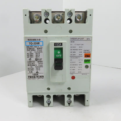 Teco TO-225E 150A 3-Pole Circuit Breaker 690VAC 50/60HZ