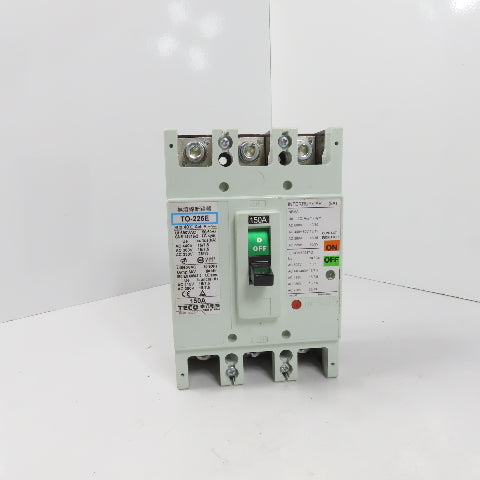 Teco TO-225E 150A 3-Pole Circuit Breaker 690VAC 50/60HZ