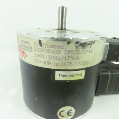 Gefeg Neckar 282600402 DF822/IP44 AC Motor 230V 50Hz 175mA