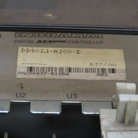 Indramat DDS02.1-A200-D Digital AC Servo Controller
