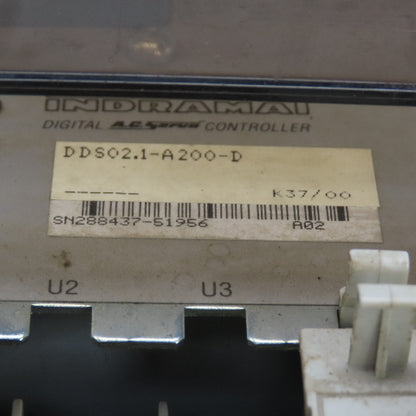 Indramat DDS02.1-A200-D Digital AC Servo Controller