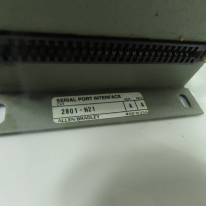 Allen Bradley 2801-N21 Serial Port Interface Ser A Rev A