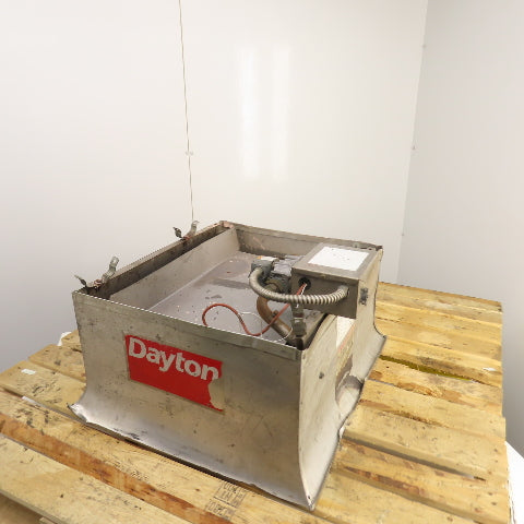 Dayton 3E134E 90,000 BTU Infra-Red Radiant Panel Heater Natural Gas 120V 0.11A