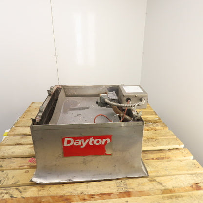 Dayton 3E134E 90,000 BTU Infra-Red Radiant Panel Heater Natural Gas 120V 0.11A