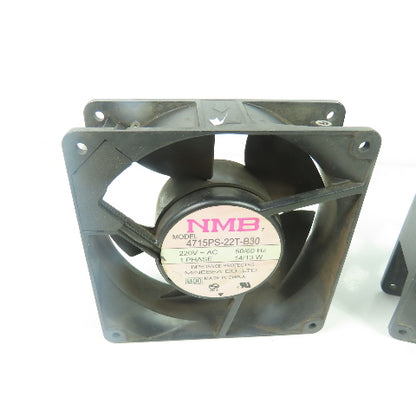 Minebea NMB 4715PS-22T-B30 Industrial Cabinet Cooling Fan 220V 1Ph Lot Of 2