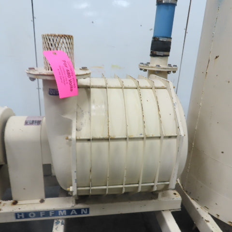 Hoffman T2B06 20HP 3Ph Exhauster Blower T-Series Compressor 230/460V W/ Tank