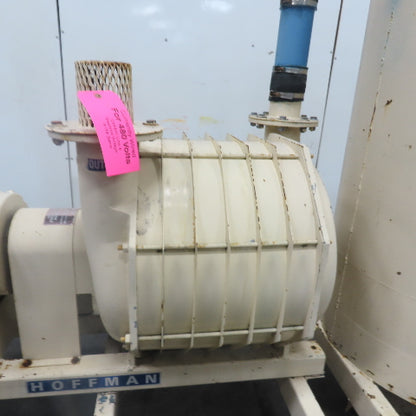Hoffman T2B06 20HP 3Ph Exhauster Blower T-Series Compressor 230/460V W/ Tank