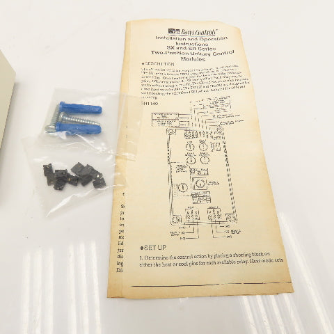 Basys Controls SX1020 Unitary Two Position Controller W/ Reset 40-90°F 120VAC