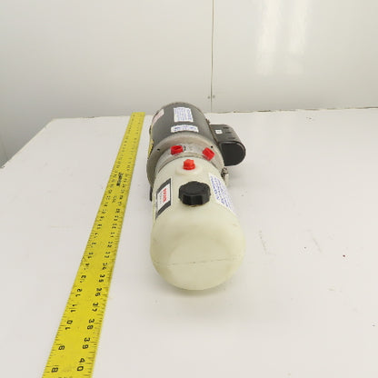 Bucher M-4304-0146 1HP Hydraulic Pump Power Unit 1/2 Gallon 110/230V 1PH