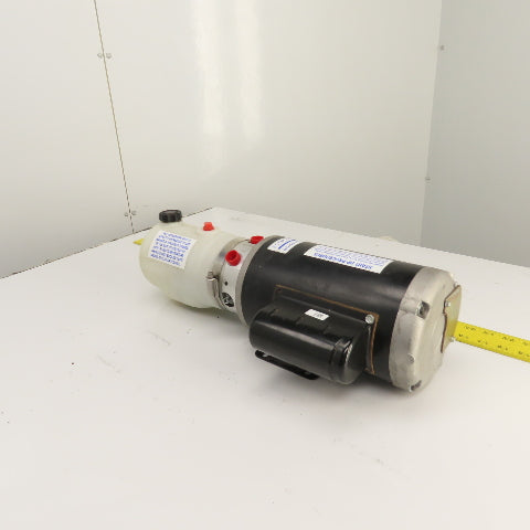 Bucher M-4304-0146 1HP Hydraulic Pump Power Unit 1/2 Gallon 110/230V 1PH