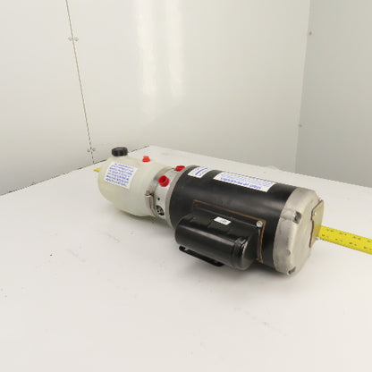 Bucher M-4304-0146 1HP Hydraulic Pump Power Unit 1/2 Gallon 110/230V 1PH