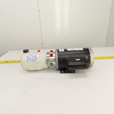 Bucher M-4304-0146 1HP Hydraulic Pump Power Unit 1/2 Gallon 110/230V 1PH
