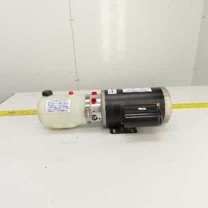 Bucher M-4304-0146 1HP Hydraulic Pump Power Unit 1/2 Gallon 110/230V 1PH