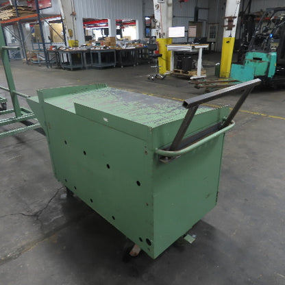 Industrial Steel Rolling Utility Parts Stock Work Station Cart 48 x 26x 34"H Top